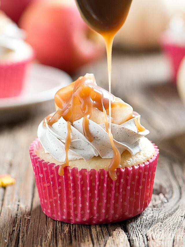 Caramel Apple Pie Cupcakes Recipe