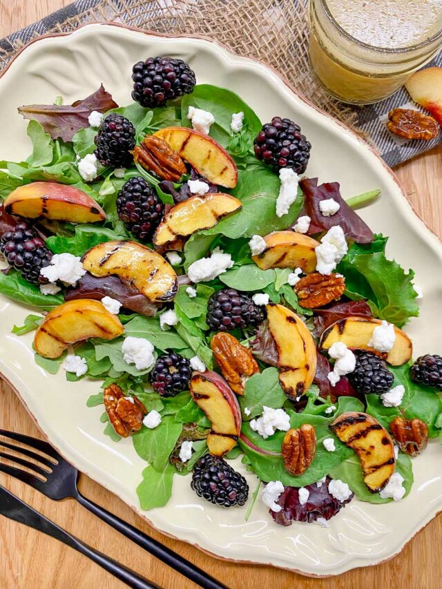 Blackberry-Peach Salad Recipe