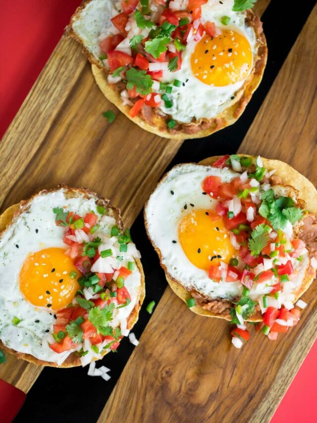 Cheesy Frico Fried Egg Tostadas Recipe