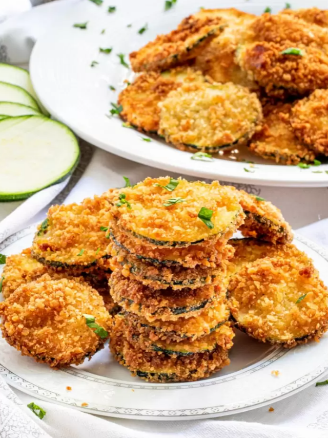 Crispy Zucchini Stacks Recipe