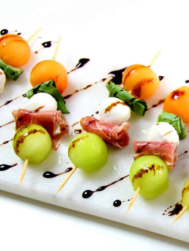 Tasty Melon Prosciutto Skewers Recipe