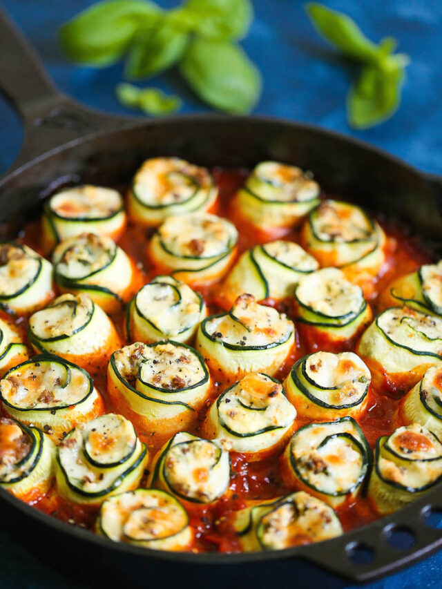 Best Zucchini Lasagna Roll-Ups Recipe