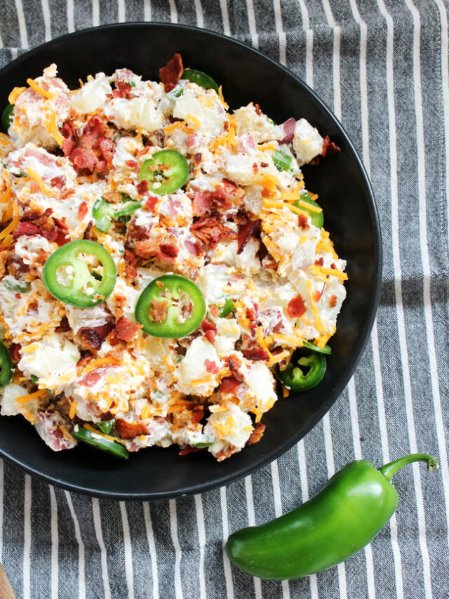 Easy & Quick Recipe Of Jalapeño Popper Potato Salad