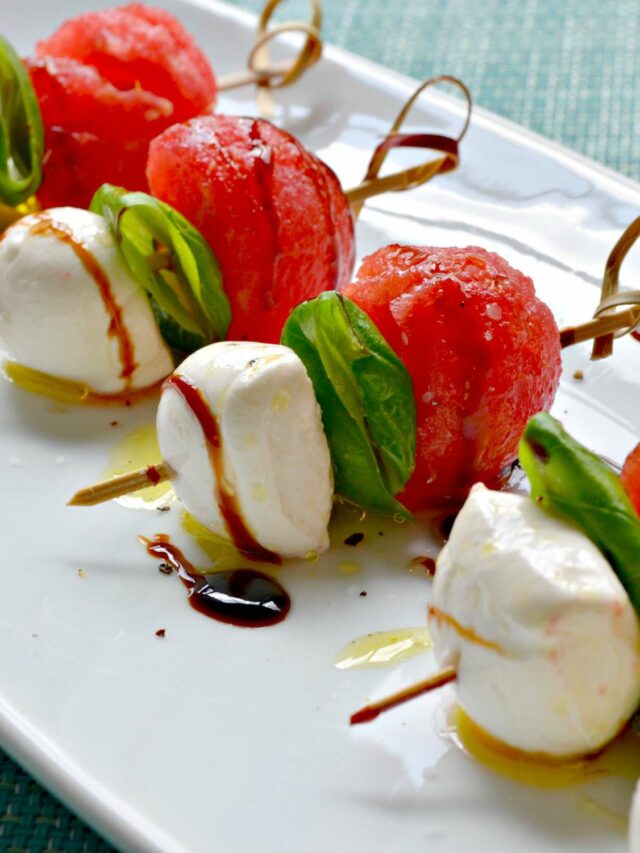 Delicious Watermelon Caprese Appetizer Recipe