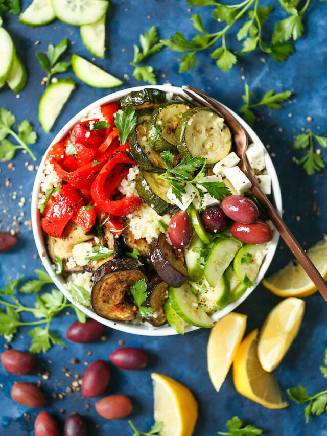 Greek Salad Cottage Cheese Bowl Recipe