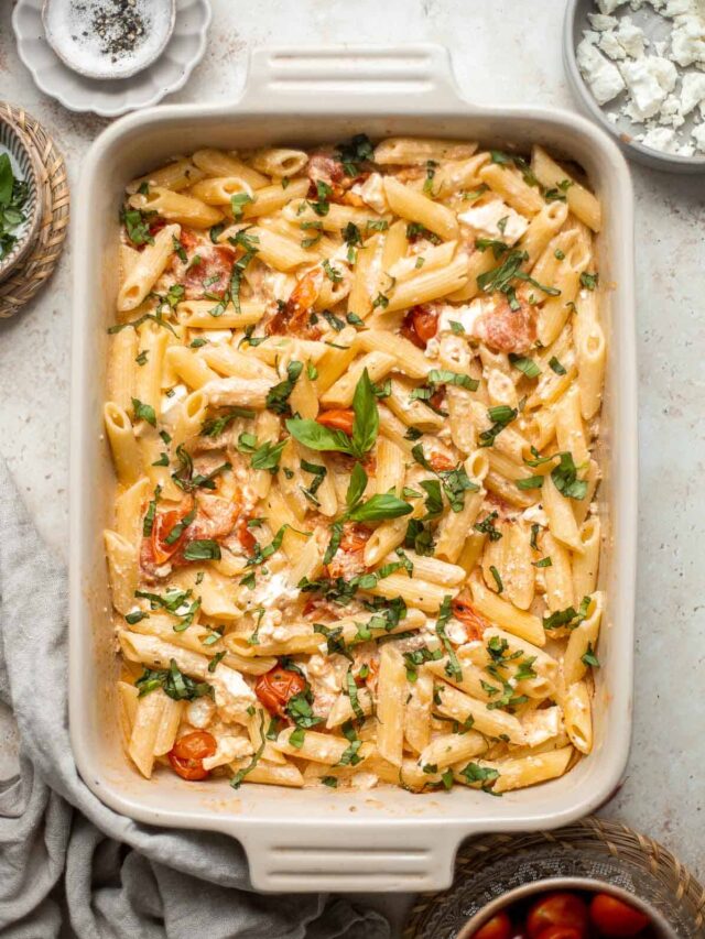 Wildly Delicious Dinner Recipe Of Baked Feta Pasta